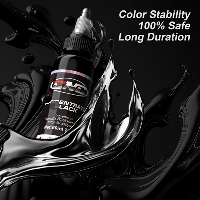 kaufen Dunkle Tattoo Pigment Tinte Konzentrierte schwarze kosmetische Tattoo Tinte Online-Herstellung