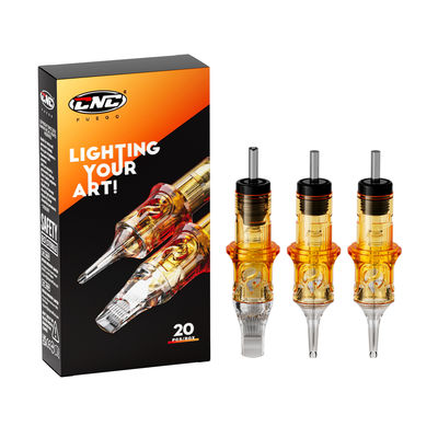 CNC Fuego Edelstahl Rundschatten Tattoo Nadeln Einmalverwendung Magnum Nadel Tattoo 0,30mm Tattoo Patrone Nadel Edelstahl EO Gas sterilisierte  Nadeln