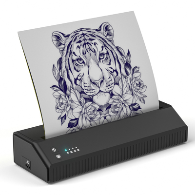 App Control Tattoo Transfer Machine 2500mAh 203dpi Wärmekopierer Tattoo