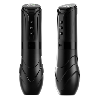 Hochwertige professionelle 4,5-mm-Schlag-verstellbare drahtlose Ladekapazität 1900mah*2 Batterien Rotations-Tattoo-Maschine Stifte